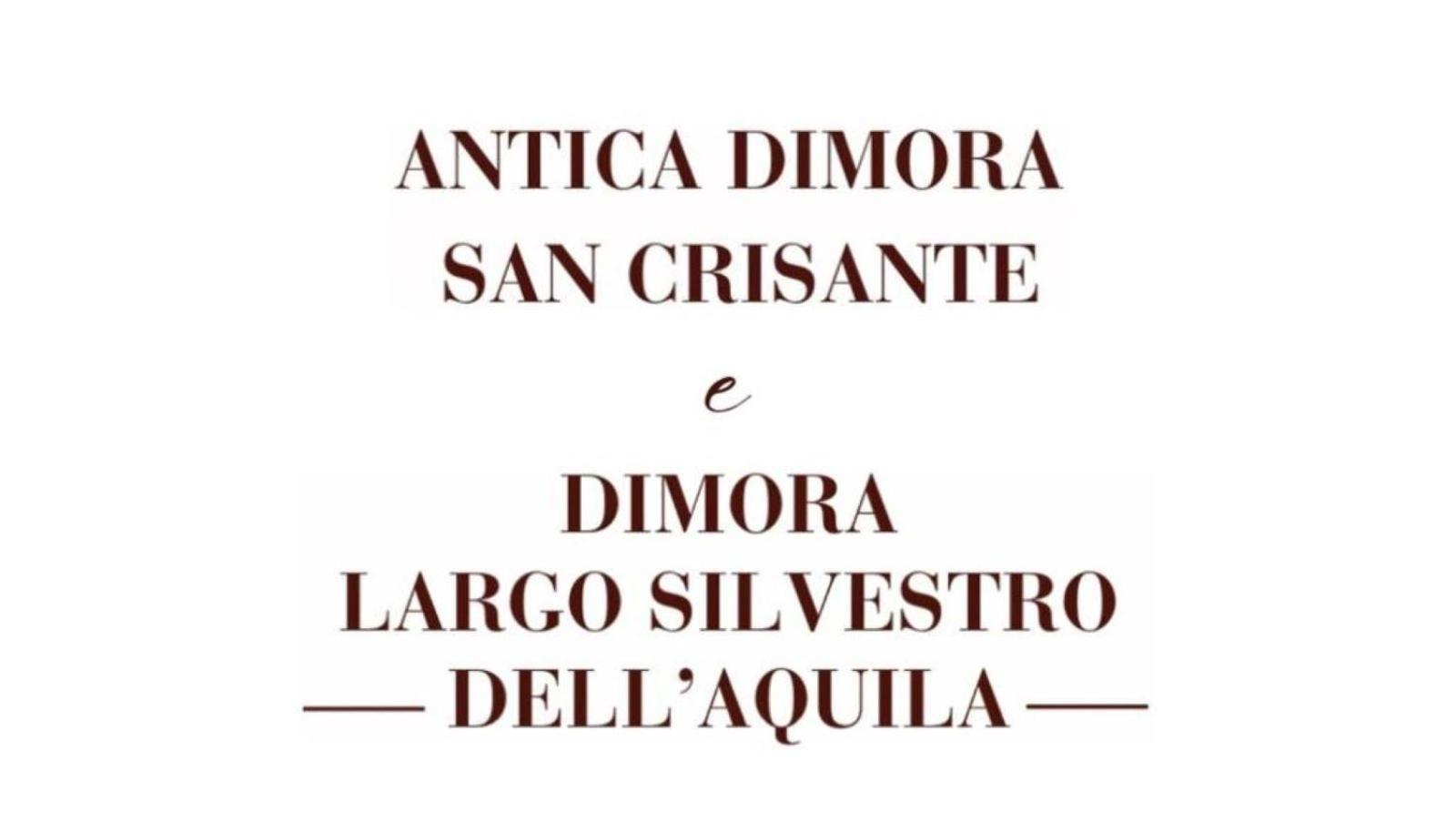 Antica Dimora San Crisante - Centro Storico Apartment LʼAquila Екстериор снимка